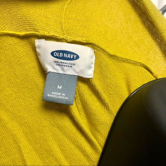 Old Navy Cardigan, Yellow - Picture 3 of 3